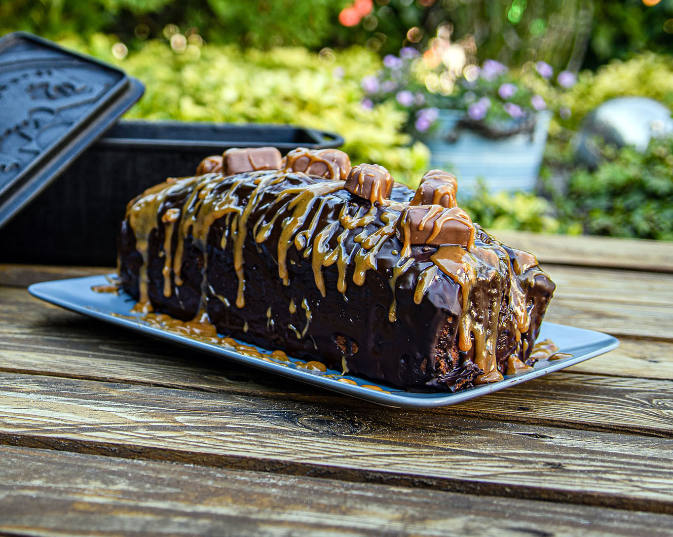 Snickers Kuchen - Kiki&amp;#39;s BBQ | Grillrezepte, BBQ-Blog